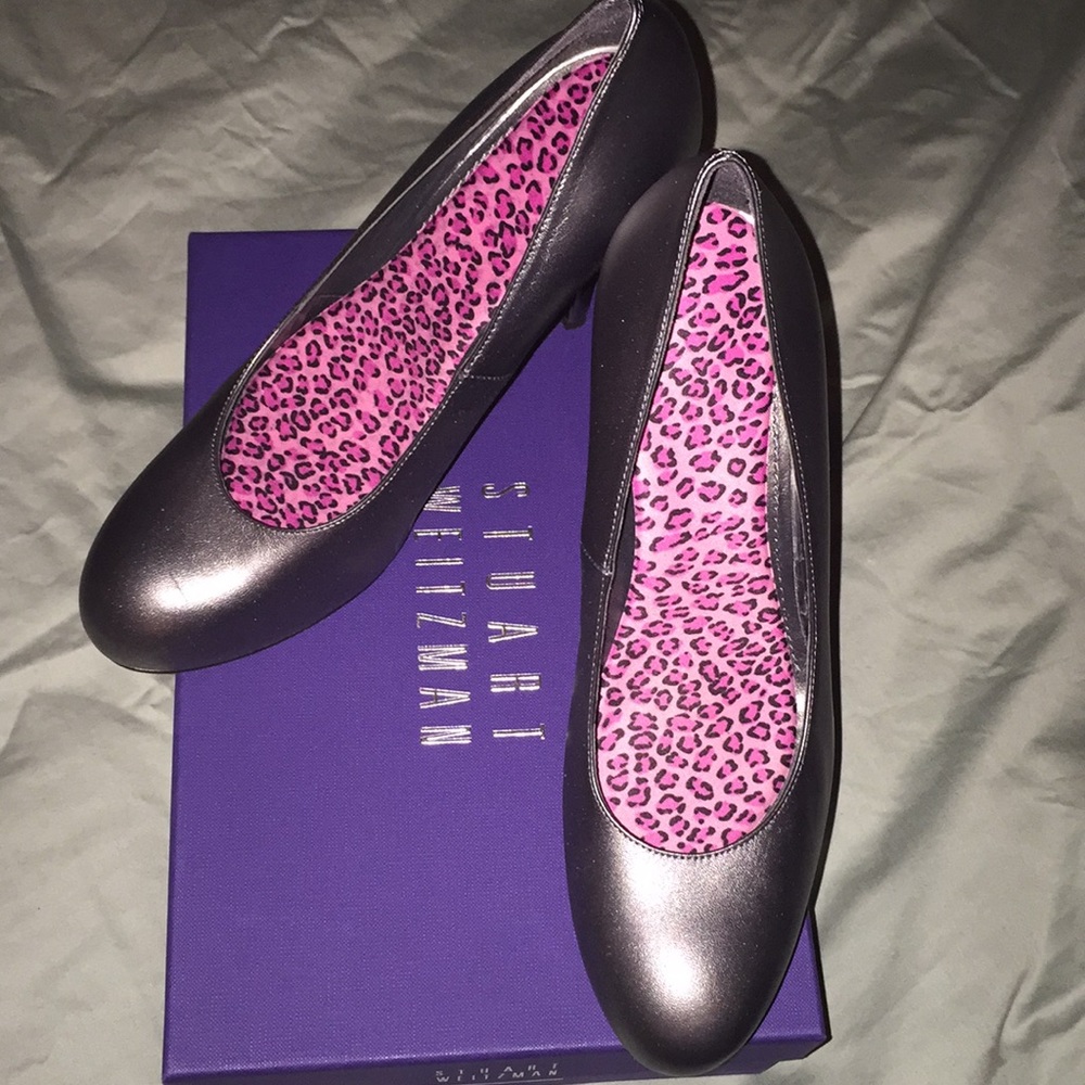 Stuart Weitzman Silver Platform Pump - image 5